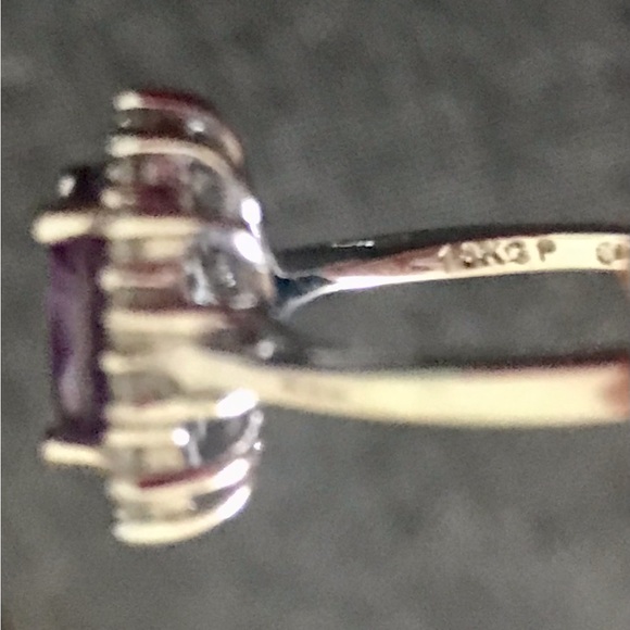 NEW Sterling Silver Dolphin Necklace and 2 Amethyst Rings Size 5 Bundle ๐ฌ๐โจ - Picture 6 of 6